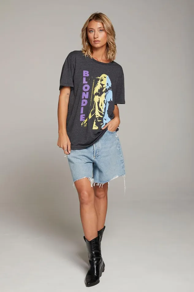 Womens Chaser Brand Tops Blondie Live On Stage Tee
