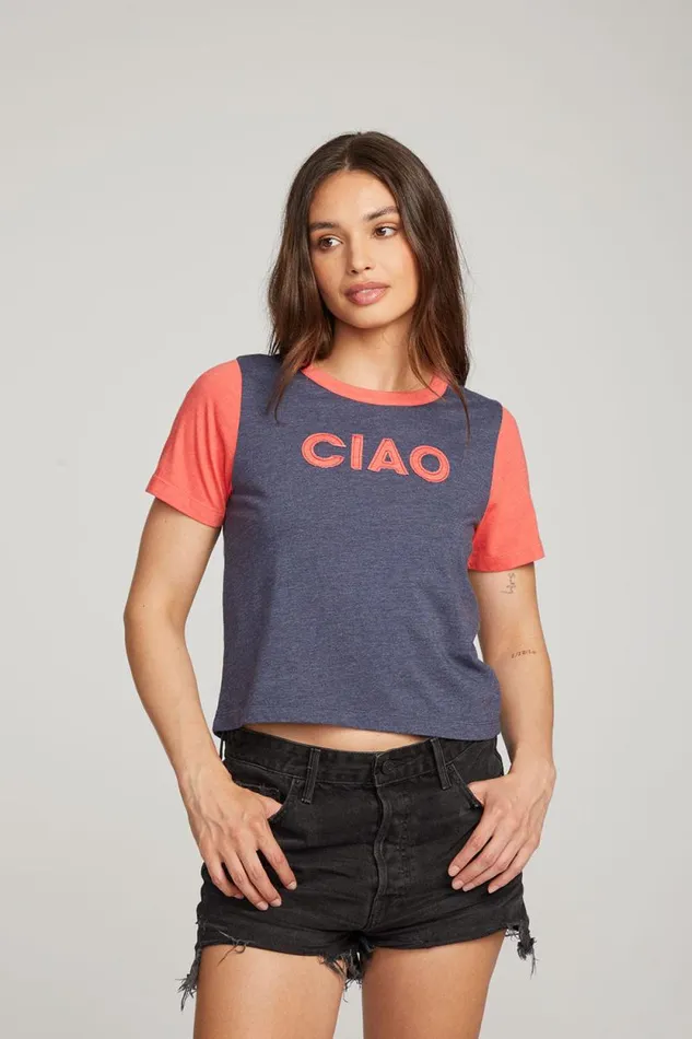 Womens Chaser Brand Tops Ciao Tee