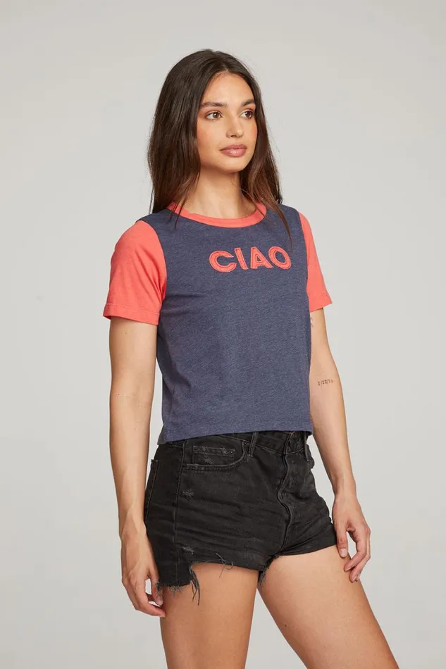 Womens Chaser Brand Tops Ciao Tee