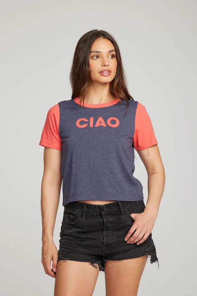 Womens Chaser Brand Tops Ciao Tee