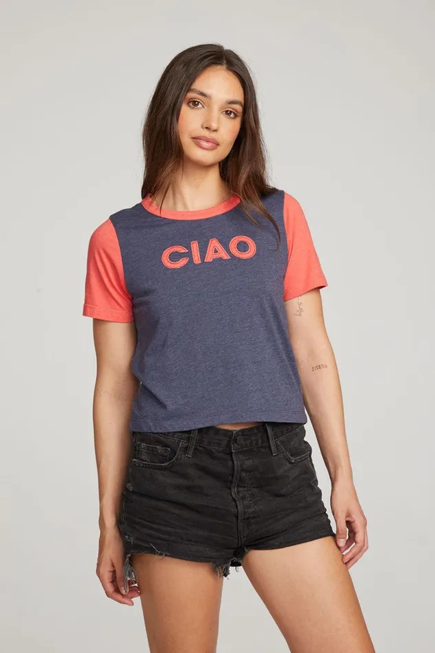 Womens Chaser Brand Tops Ciao Tee