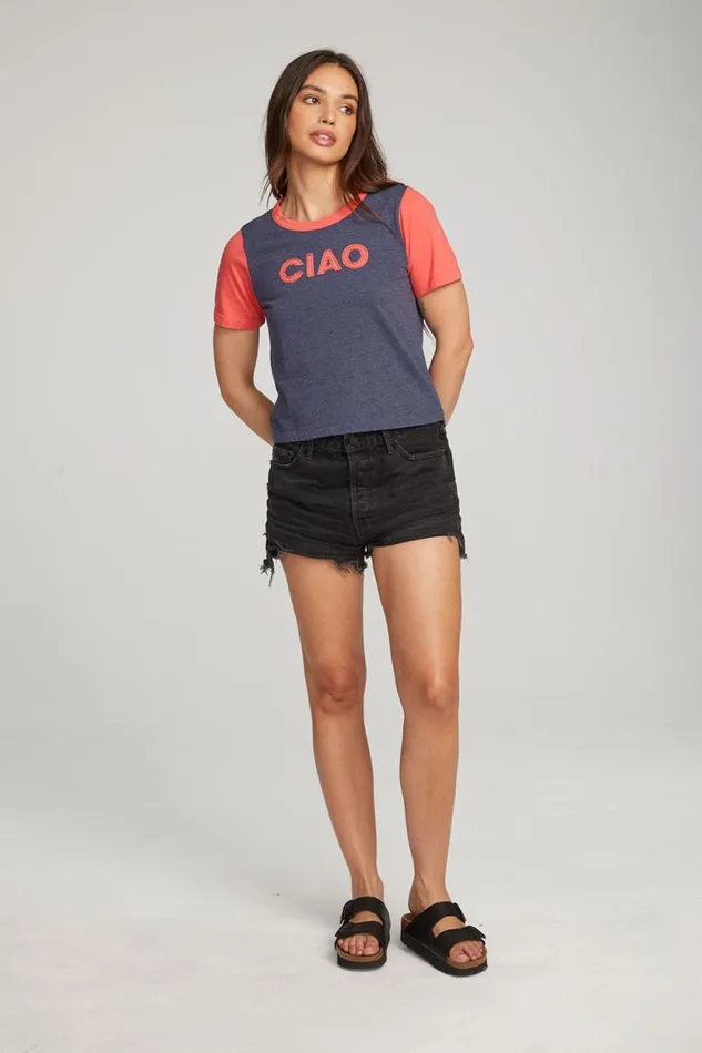 Womens Chaser Brand Tops Ciao Tee