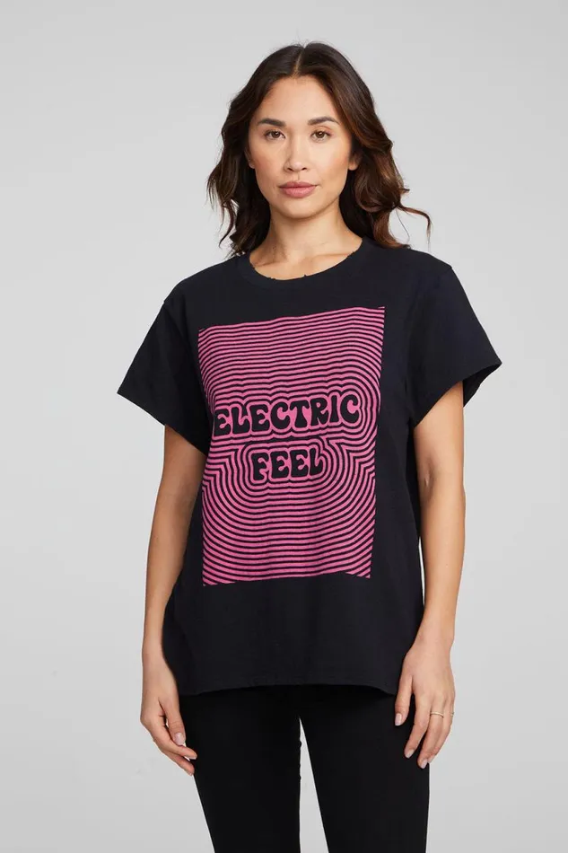 Womens Chaser Brand Tops Electric Feel Tee