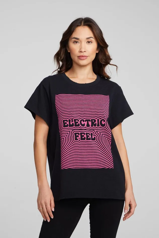 Womens Chaser Brand Tops Electric Feel Tee