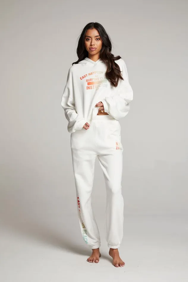 Womens Chaser Brand Tops Hamptons Surf Club Pullover Hoodie