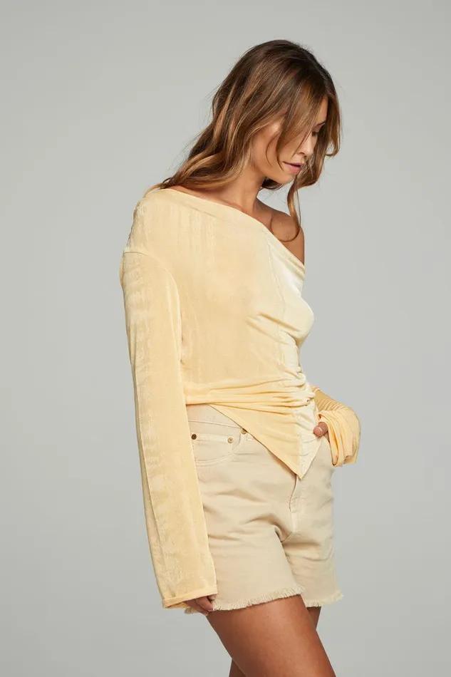 Womens Chaser Brand Tops Koston Long Sleeve 8211 Anise Flower