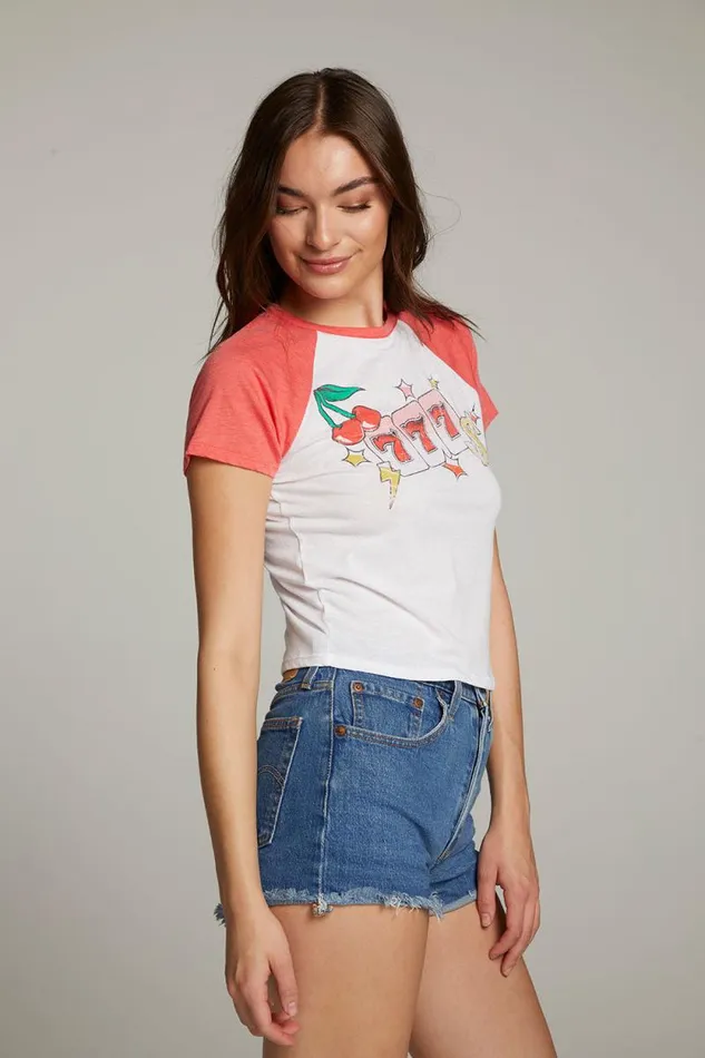 Womens Chaser Brand Tops Lucky 7039s Tee