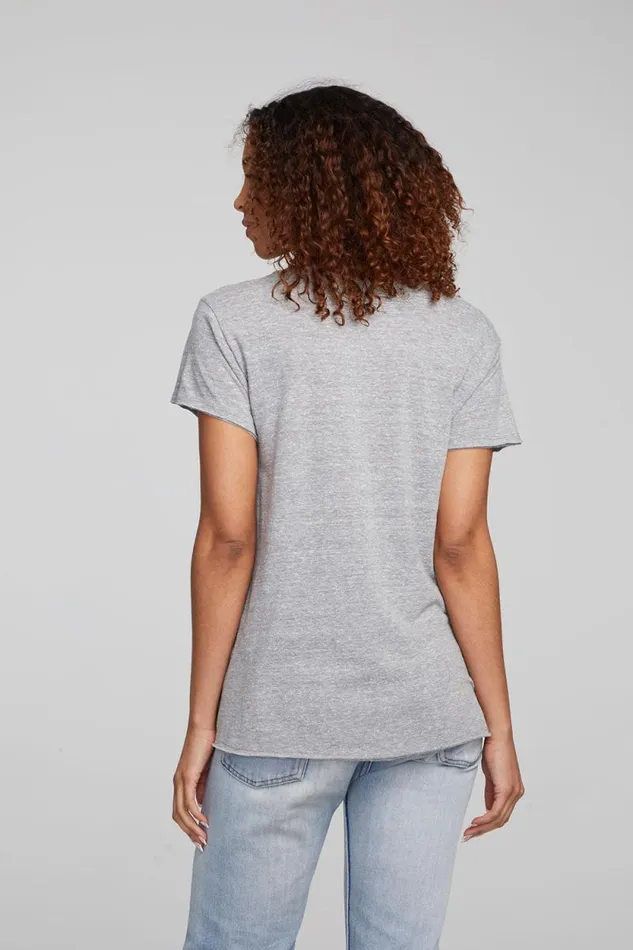 Womens Chaser Brand Tops Moon And Roses Tee