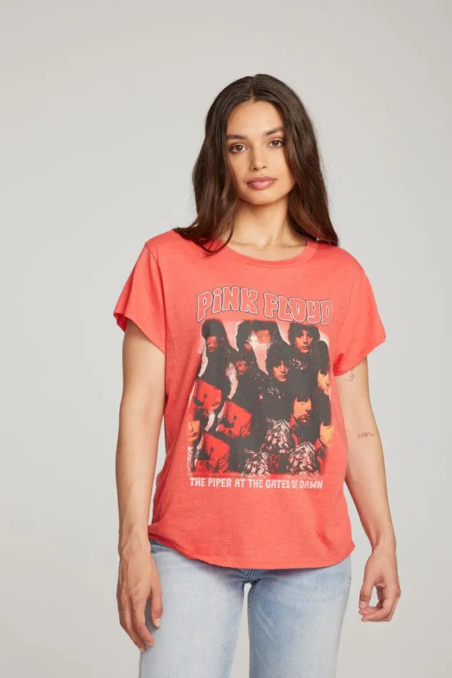 Womens Chaser Brand Tops Pink Floyd The Piper Tee