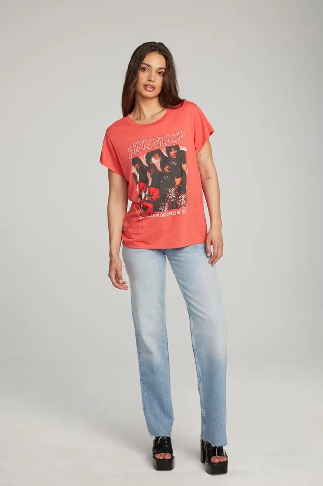 Womens Chaser Brand Tops Pink Floyd The Piper Tee