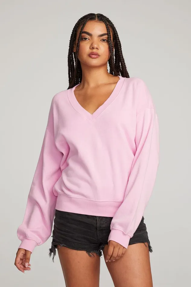 Womens Chaser Brand Tops Poppy Pullover