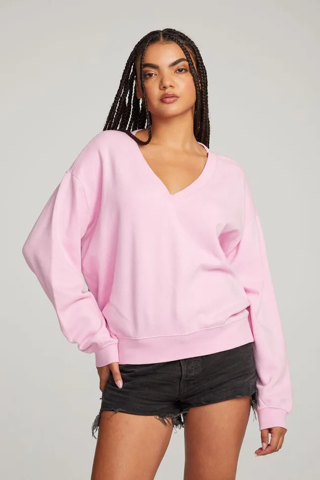 Womens Chaser Brand Tops Poppy Pullover