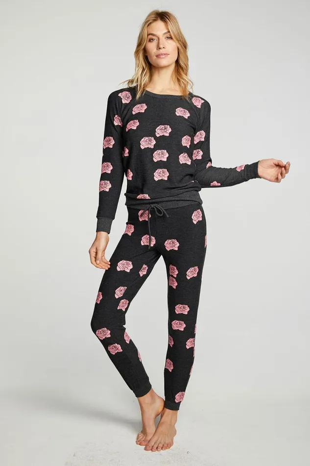 Womens Chaser Brand Tops Rock Roses