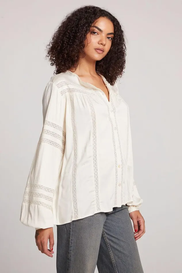 Womens Chaser Brand Tops Rozina Starry White Blouse
