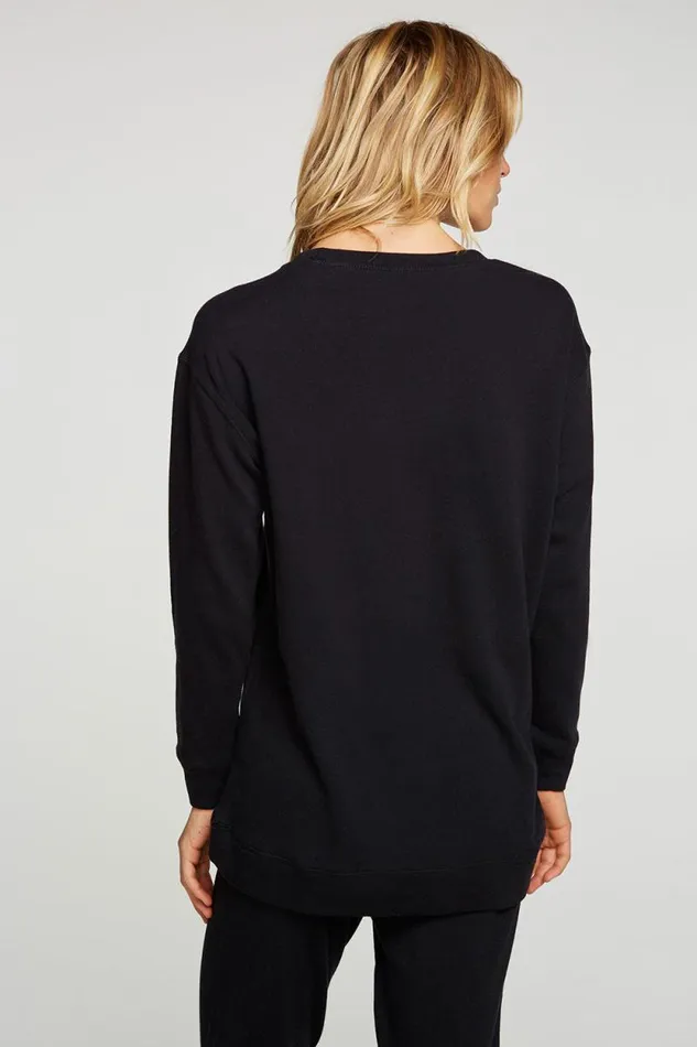 Womens Chaser Brand Tops Skeleton Pullover