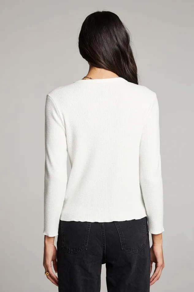 Womens Chaser Brand Tops Ski Ya Later Long Sleeve