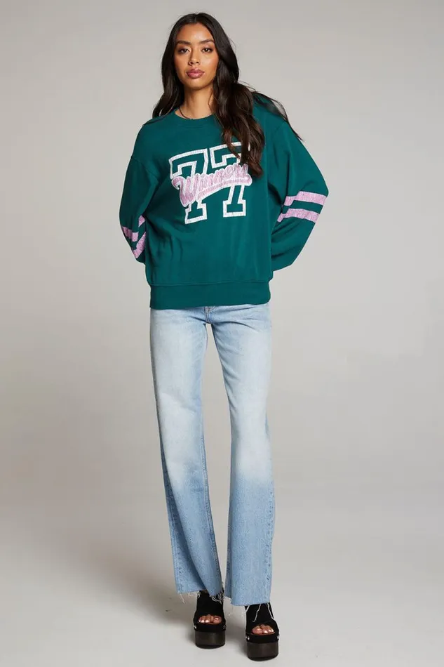 Womens Chaser Brand Tops Winners Pullover