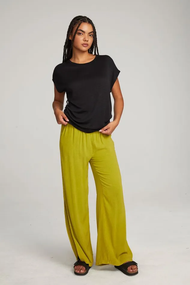 Womens Chaser Brand Tops Wylie Licorice Tee