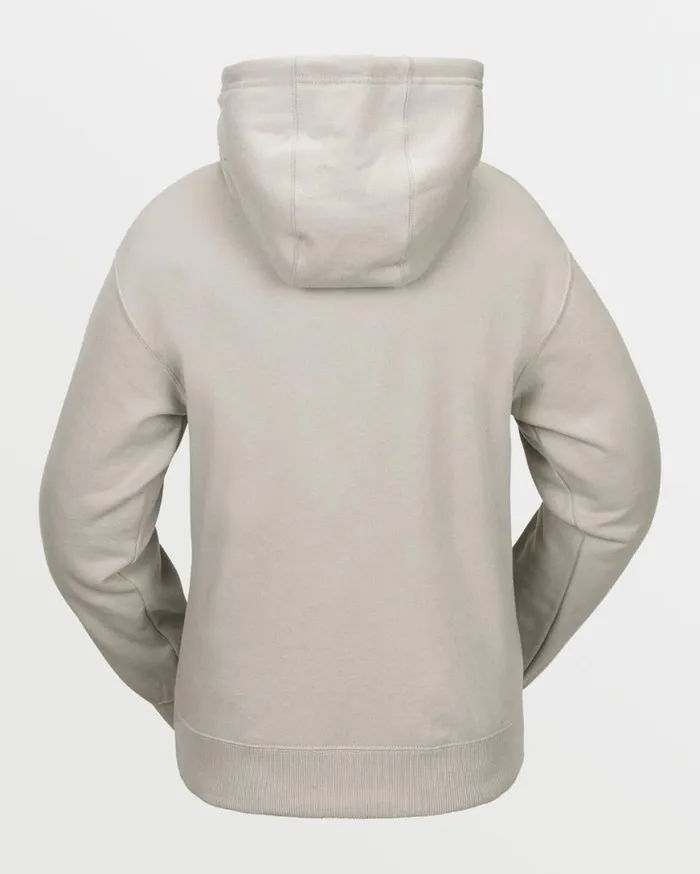 Womens Costus Pullover Fleece 8211 Stone Womens Volcom Hoodies and Sweatshirts