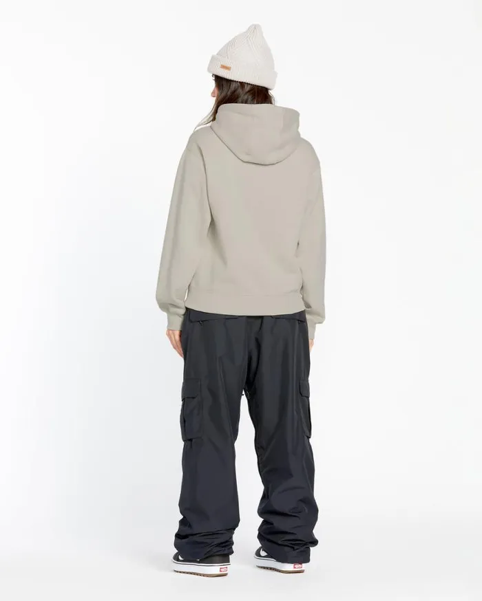 Womens Costus Pullover Fleece 8211 Stone Womens Volcom Hoodies and Sweatshirts