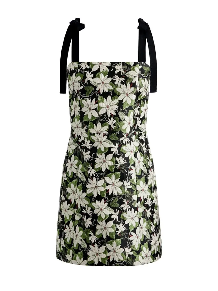 Womens Dresses Alice Olivia Maryann Mini Dress Moonlight Floral