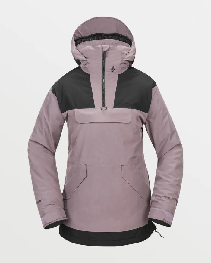 Womens Fern Insulated Gore Pullover 8211 Dusty Lavender Womens Volcom Jackets