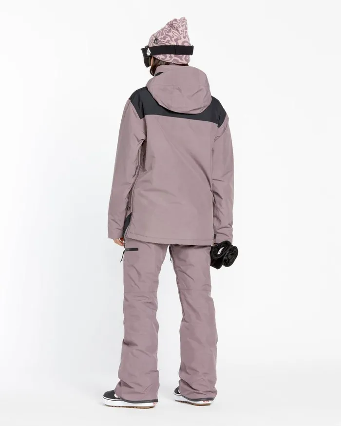 Womens Fern Insulated Gore Pullover 8211 Dusty Lavender Womens Volcom Jackets