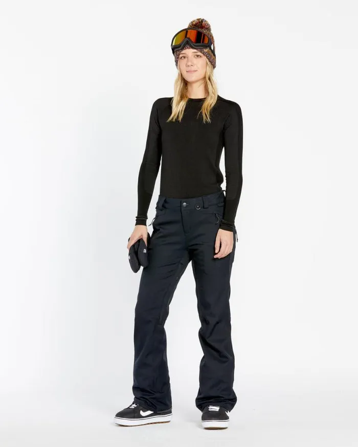 Womens Genus Stretch Pants 8211 Black Womens Volcom Pants