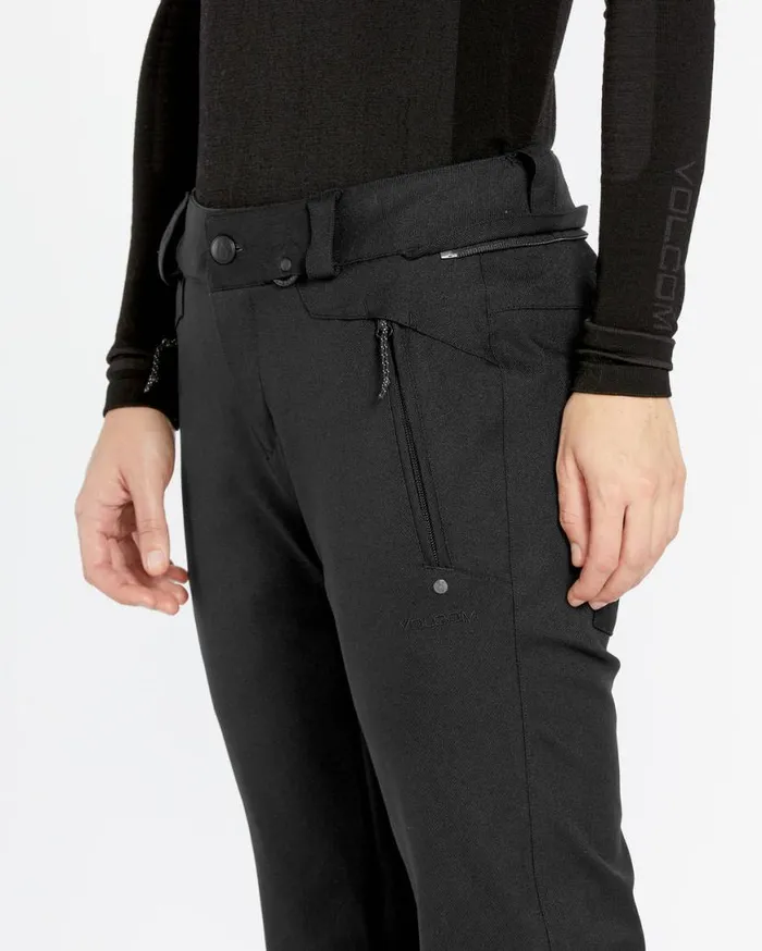 Womens Genus Stretch Pants 8211 Black Womens Volcom Pants