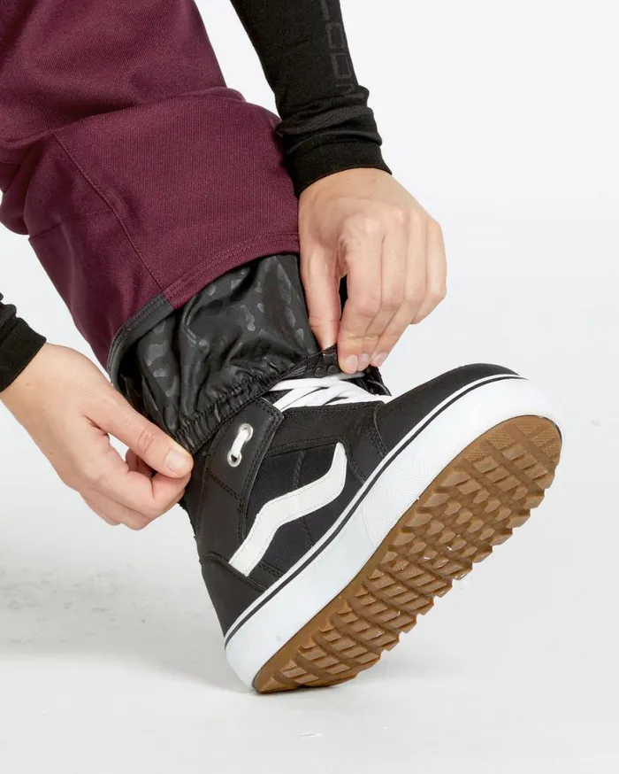 Womens Genus Stretch Pants 8211 Burgundy Womens Volcom Pants