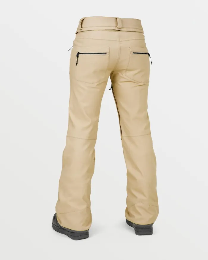 Womens Genus Stretch Pants 8211 Sand Womens Volcom Pants