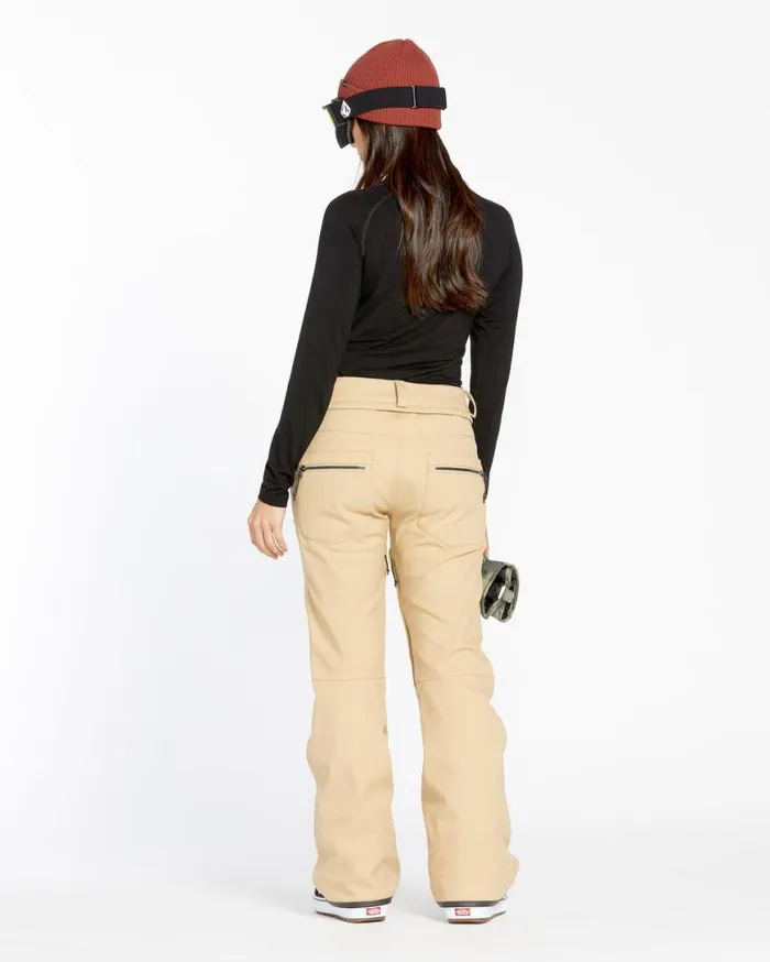 Womens Genus Stretch Pants 8211 Sand Womens Volcom Pants