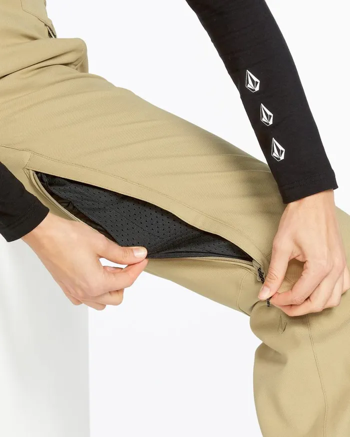Womens Genus Stretch Pants 8211 Sand Womens Volcom Pants