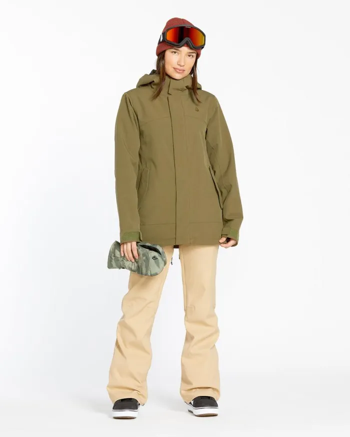 Womens Genus Stretch Pants 8211 Sand Womens Volcom Pants