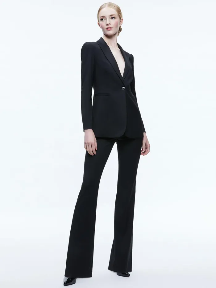Womens Jackets Coats Alice Olivia Breann Fitted Blazer Black
