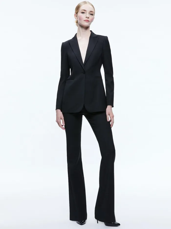 Womens Jackets Coats Alice Olivia Breann Fitted Blazer Black