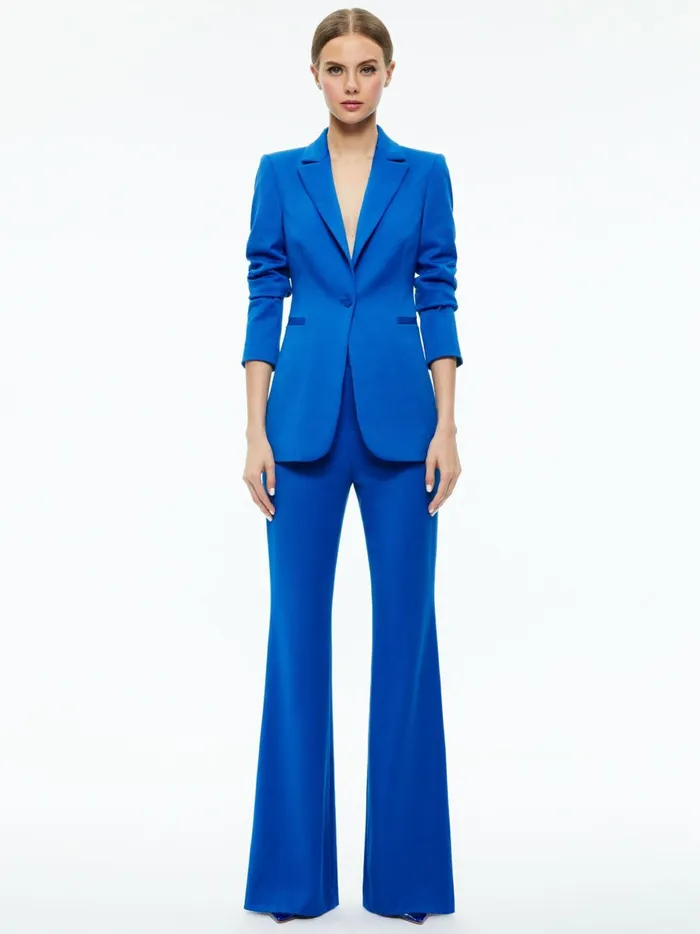 Womens Jackets Coats Alice Olivia Breann Fitted Blazer Sapphire