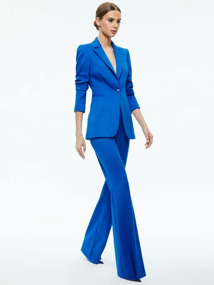 Womens Jackets Coats Alice Olivia Breann Fitted Blazer Sapphire