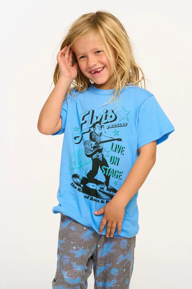 WomensKids Chaser Brand Music Sun Records Elvis Live On Stage Tee