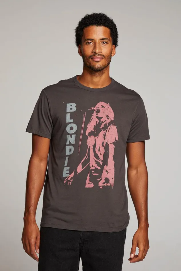 WomensMens Chaser Brand Music Blondie Live On Stage Mens Tee