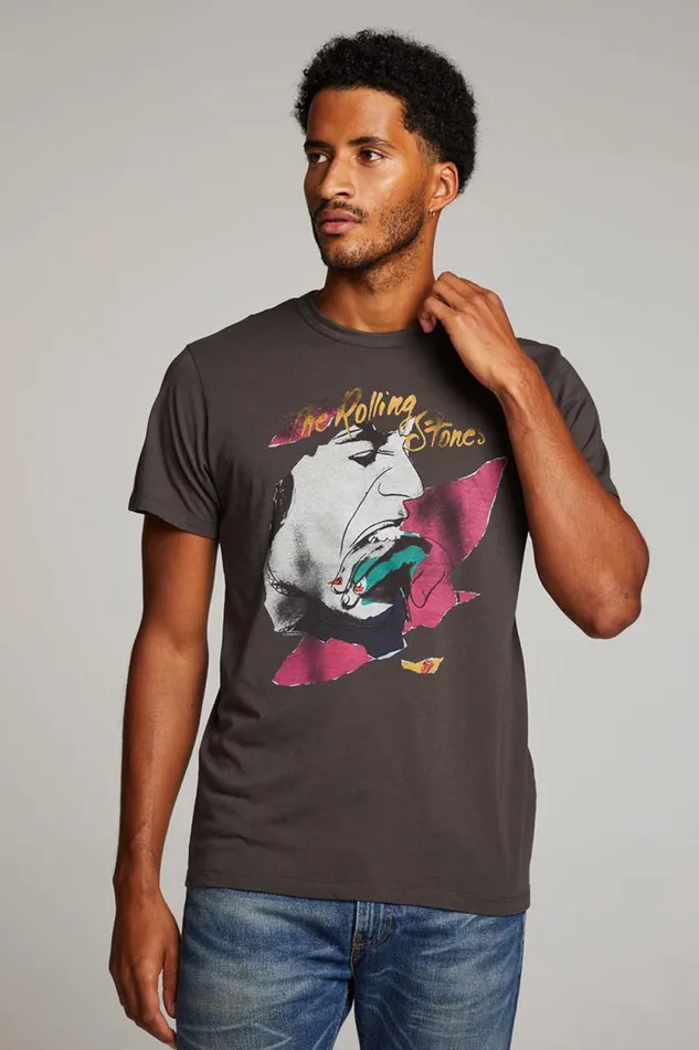 WomensMens Chaser Brand Music Rolling Stones Love You Live Mens Tee