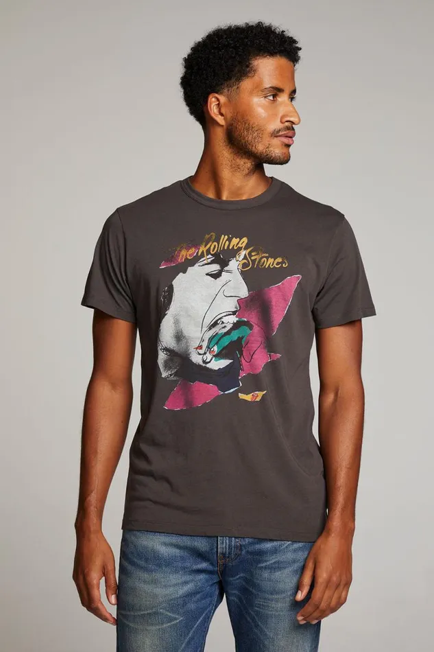 WomensMens Chaser Brand Music Rolling Stones Love You Live Mens Tee