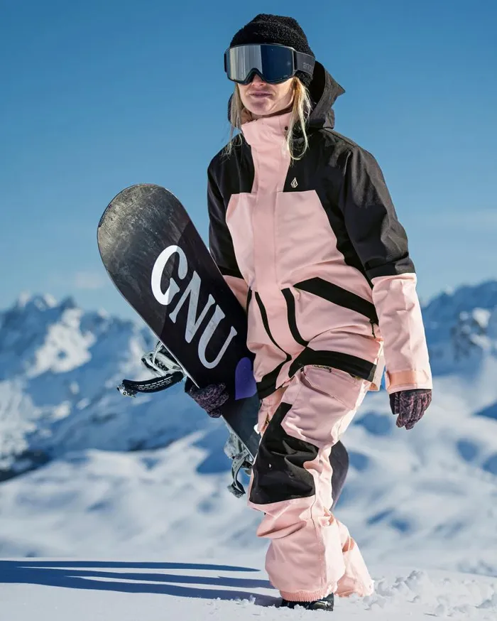 Womens Shelter 3D Stretch Jacket 8211 Coral Haze Womens Volcom Jackets