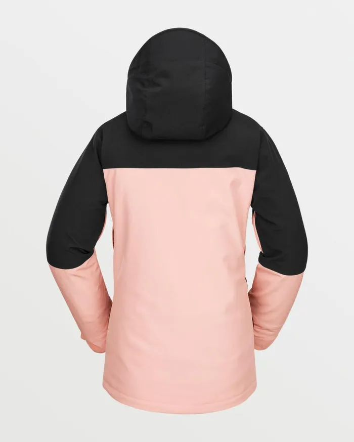 Womens Shelter 3D Stretch Jacket 8211 Coral Haze Womens Volcom Jackets