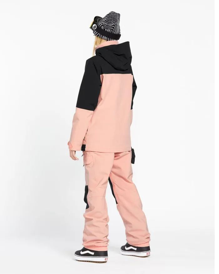 Womens Shelter 3D Stretch Jacket 8211 Coral Haze Womens Volcom Jackets