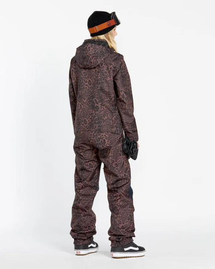 Womens Shiloh Snow Suit 8211 Leopard Womens Volcom Jackets