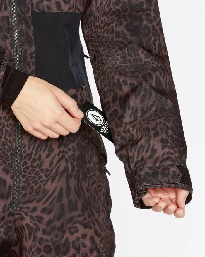 Womens Shiloh Snow Suit 8211 Leopard Womens Volcom Jackets