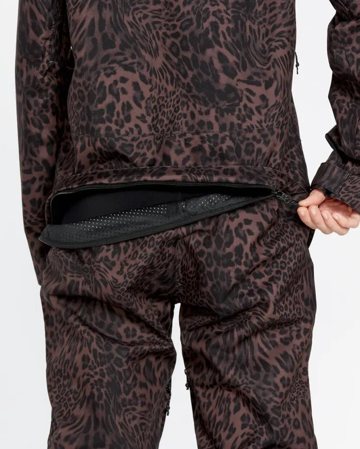 Womens Shiloh Snow Suit 8211 Leopard Womens Volcom Jackets