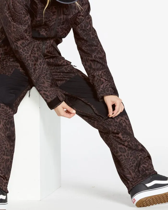 Womens Shiloh Snow Suit 8211 Leopard Womens Volcom Jackets