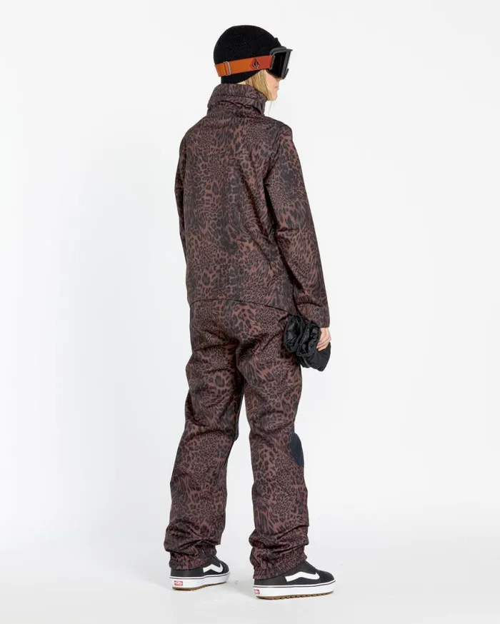 Womens Shiloh Snow Suit 8211 Leopard Womens Volcom Jackets
